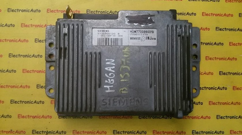 ECU Calculator motor Renault Megane 1.6 HOM7700860319, S115300120B