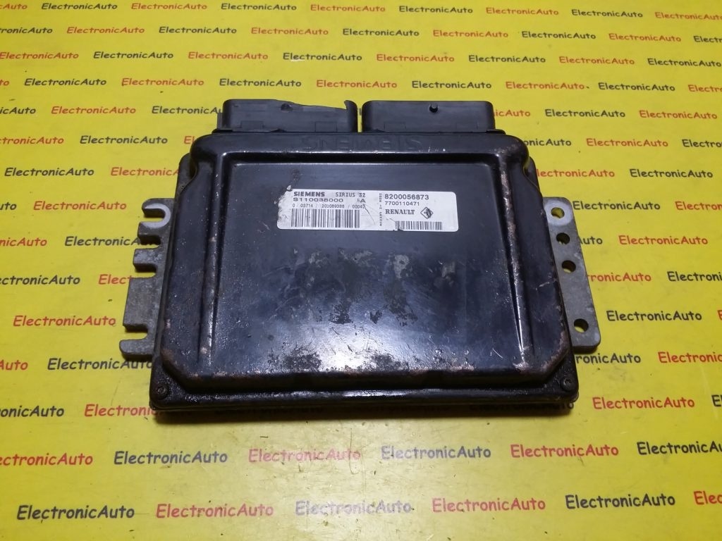 ECU Calculator motor Renault Megane 1.6 S110038000A, 8200056873