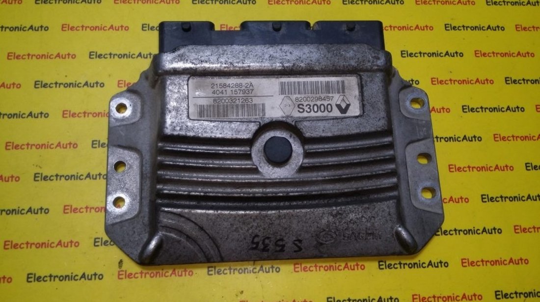 ECU Calculator motor Renault Megane 1.6 8200298457, 8200321263
