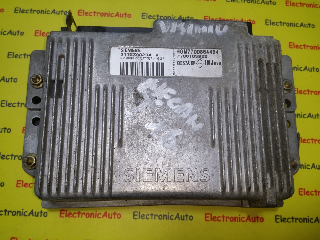 ECU Calculator motor Renault Megane 1.6 S115300204A