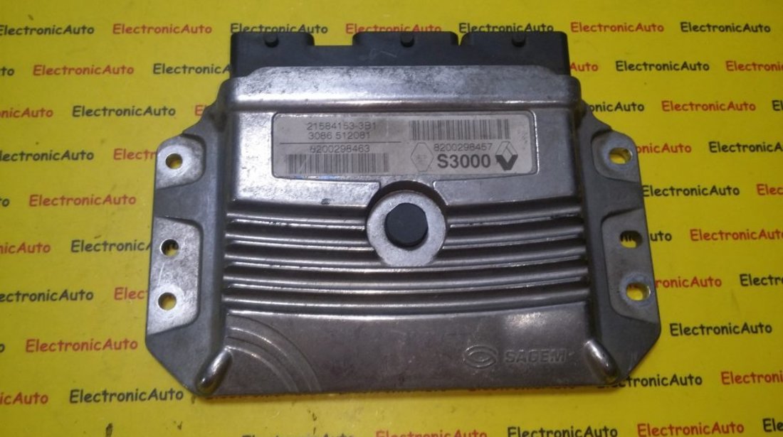 ECU Calculator motor Renault Megane 1.6 8200298457, 8200298463