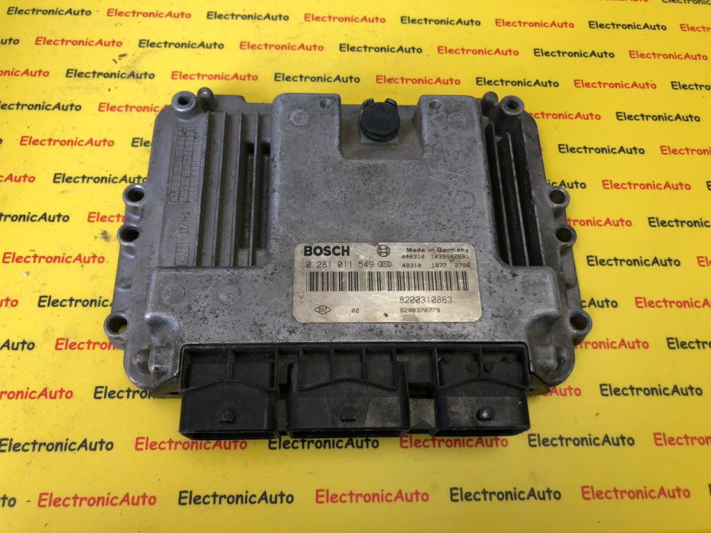 ECU Calculator motor Renault Megane 1.9DCI 0281011549, 8200310863, 8200370779