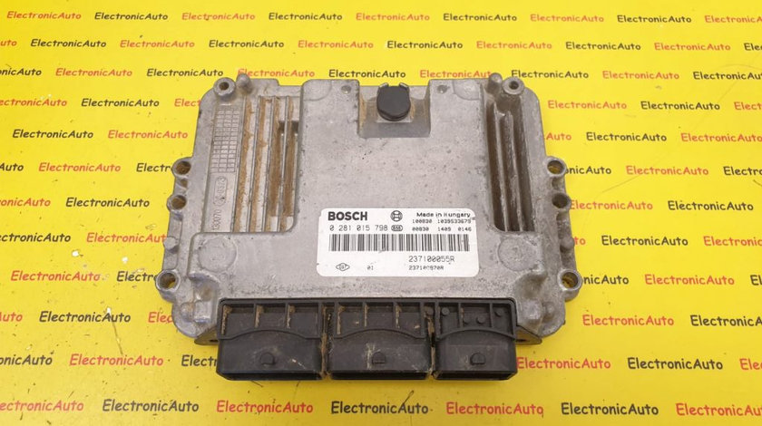 ECU Calculator Motor Renault Megane 1.9DCi, 0281015798, 237100055R, 237100870R