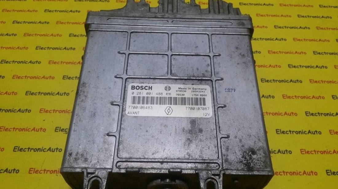 ECU Calculator motor Renault Megane 1.9DTI 0281001488, 7700106483