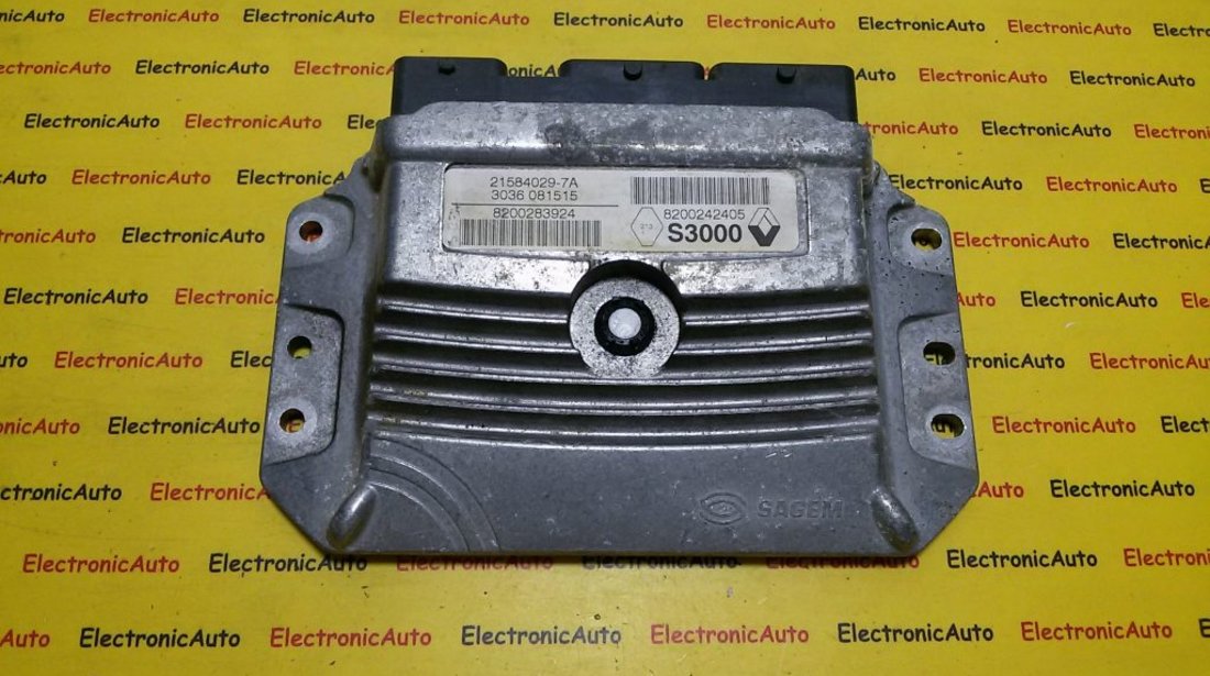 ECU Calculator motor Renault Megane 215840297A, 3036081515, 8200242405