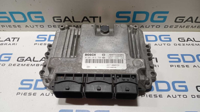 ECU Calculator Motor Renault Megane 3 1.9 DCI 2008 - 2015 Cod 0281015798 237100055R 1039S33679 [M4381]