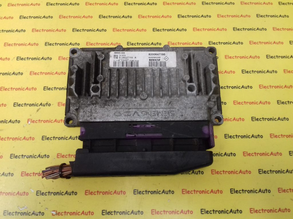 ECU Calculator Motor Renault Megane, 8200647195, S126027102A