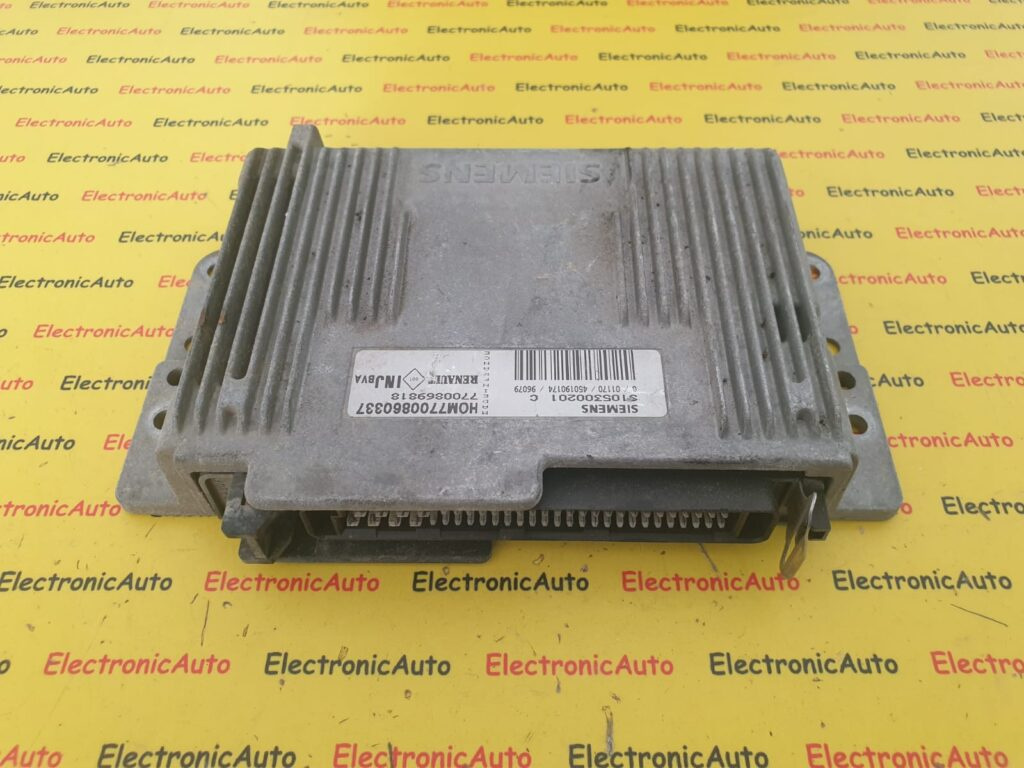 ECU Calculator Motor Renault Megane, S105300201C, HOM7700860337