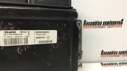 ECU Calculator Motor RENAULT MEGANE, S110030018 E, S110030018E, SIRIUS32, 8200036523, 7700110471,