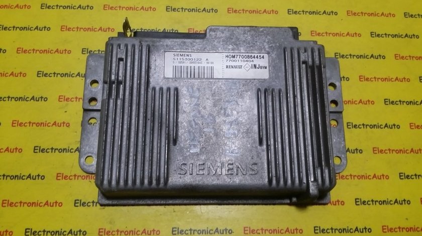 ECU Calculator motor Renault Megane S115300122A, HOM7700864454