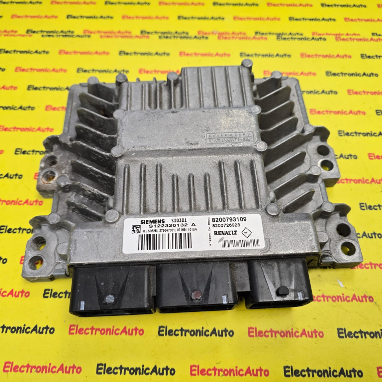 ECU Calculator Motor RENAULT MEGANE, S122326132A, SID301, 8200793109, 8200726923,