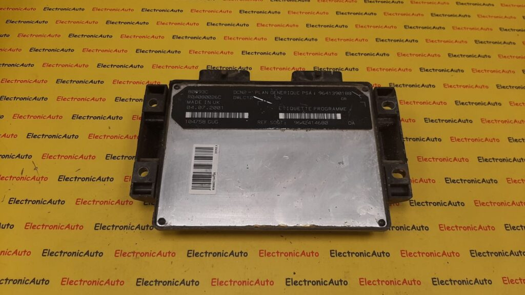 ECU Calculator motor Renault PARTNER 9641390180, 9642414680