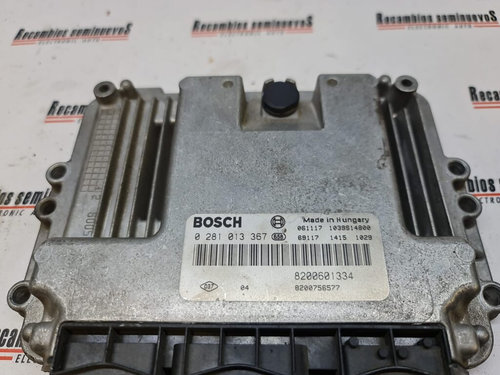 ECU Calculator Motor RENAULT SCENIC, 0281013367, 8200601334, 8200756577,
