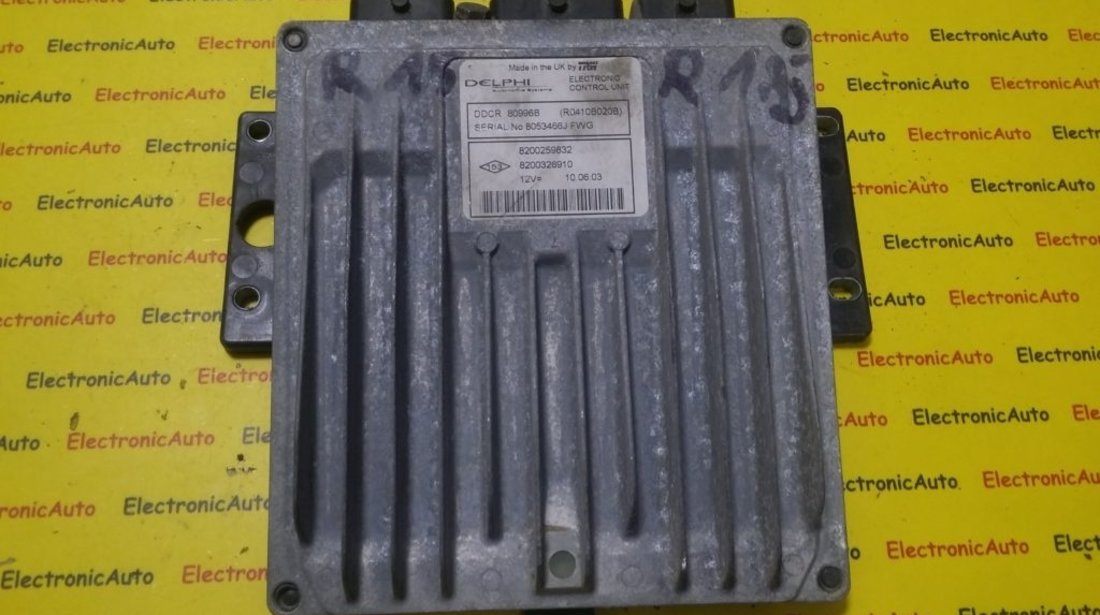 ECU Calculator motor Renault Scenic 1.5 dci 8200326910, 8200259832