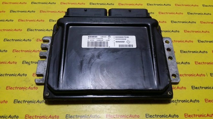 ECU Calculator motor Renault Scenic 1.6 S110114000C, 8200057536