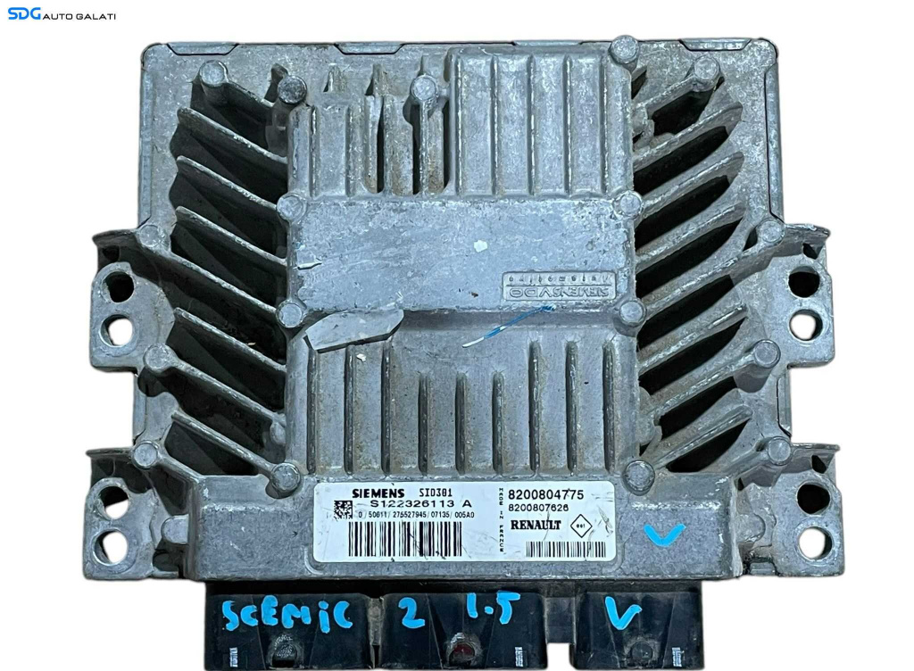 ECU Calculator Motor Renault Scenic 2 1.5 dCi 2003 - 2009 Cod 8200804775 8200807626 [LR0065] [LR0066]