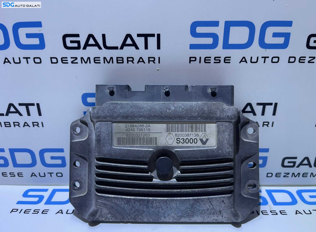 ECU Calculator Motor Renault Scenic 2 2.0 16V 2003 - 2009 Cod 8200321263 8200387138 51584288-2A [L2557]