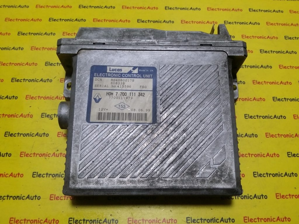 ECU Calculator motor Renault Scenic HOM7700111342, R04080017B