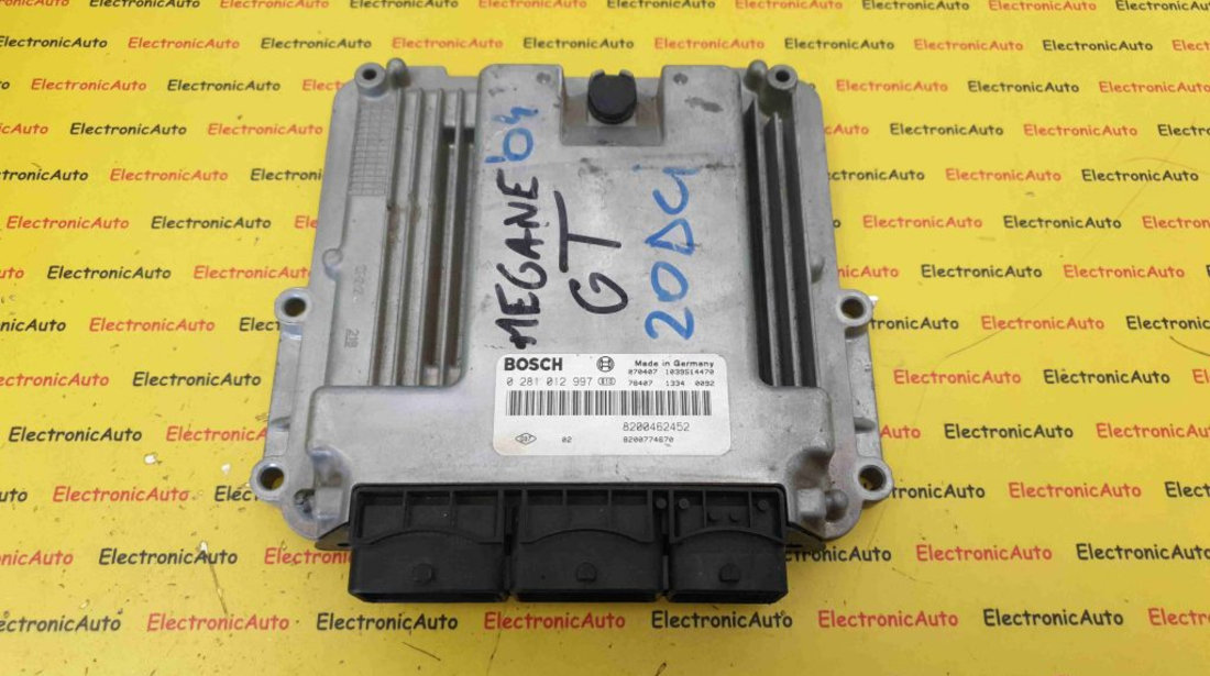 ECU Calculator Motor Renault Scenic Megane 2.0DCi, 8200462452, 8200774670, 0281012997