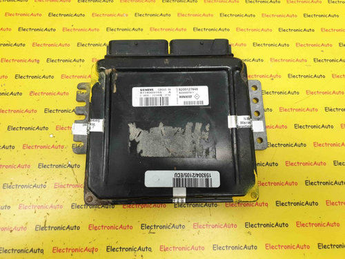 ECU Calculator Motor Renault Scenic, S118303103A 8200127648, 8200057311, SIRIUS 34