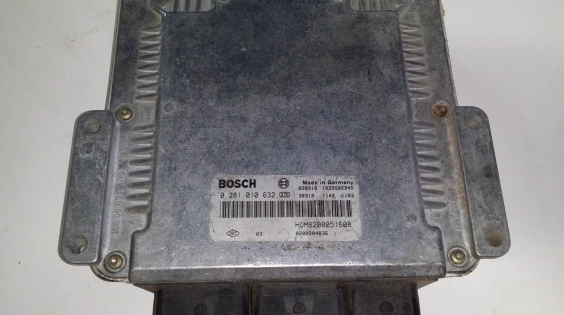 ECU Calculator Motor Renault Trafic 1.9DCi, 0281010632, HOM8200051608, 8200204836