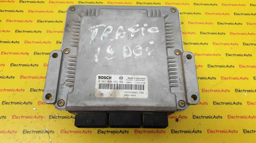 ECU Calculator Motor Renault Trafic 1.9DCi, 0281010632, HOM8200051608, 8200118526