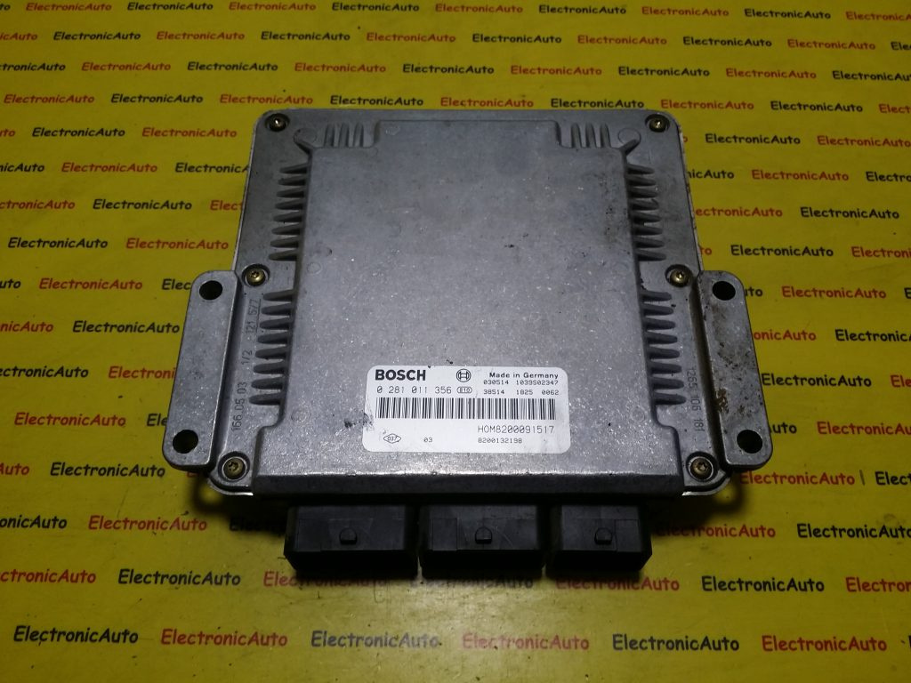 ECU Calculator motor Renault Trafic 2.5DCI 0281011356, HOM8200091517