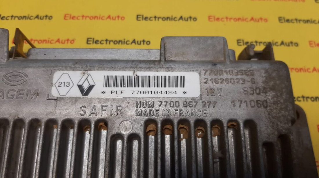 ECU Calculator motor Renault Twingo 1.2 7700103966, HOM7700867277