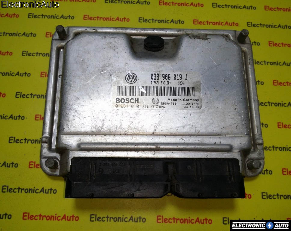 ECU Calculator motor Seat Alhambra 1.9 tdi, 0281010216, 038906019J,