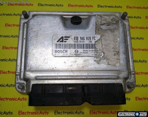 ECU Calculator motor Seat Alhambra 1.9 tdi, 0281010751, 038906019FC,