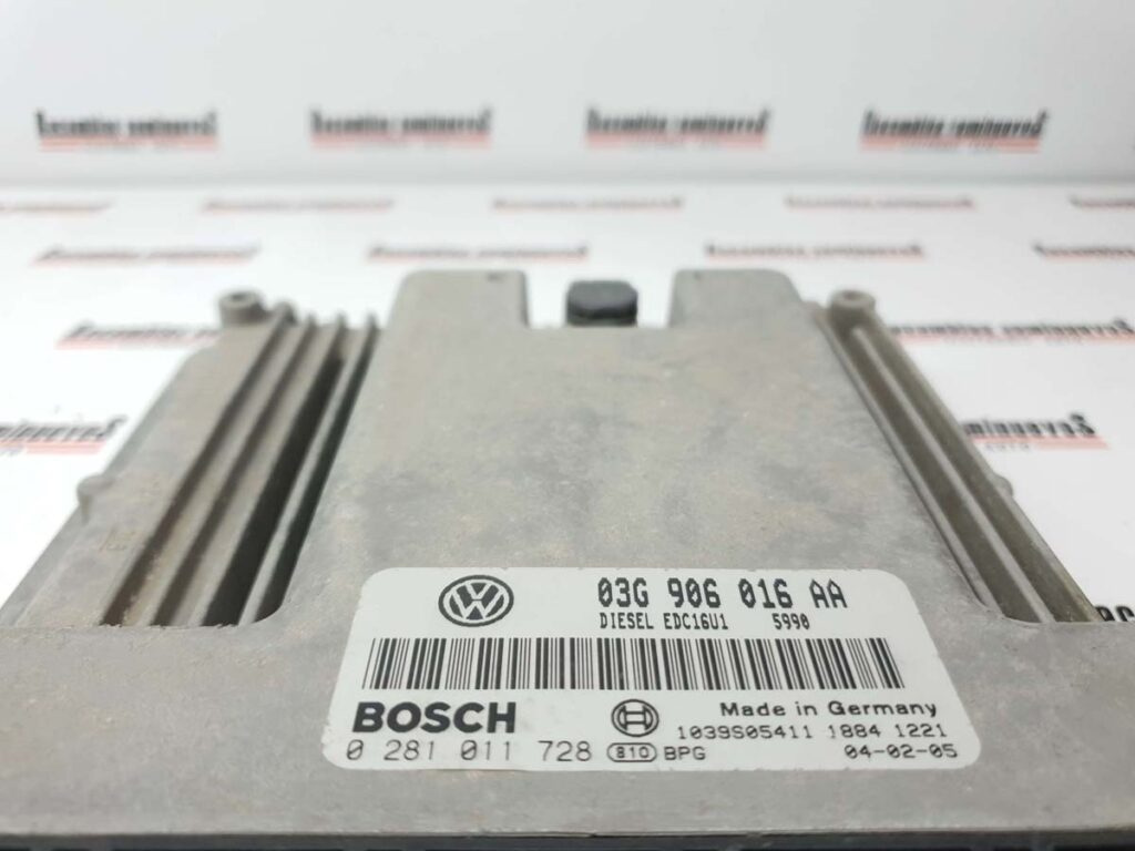 ECU Calculator Motor SEAT ALTEA, 0281011728, EDC16U1, 03G906016AA,