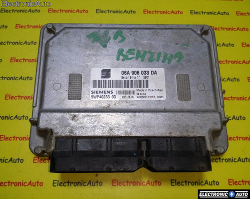 ECU Calculator motor Seat Altea 1.6 06A906033DA