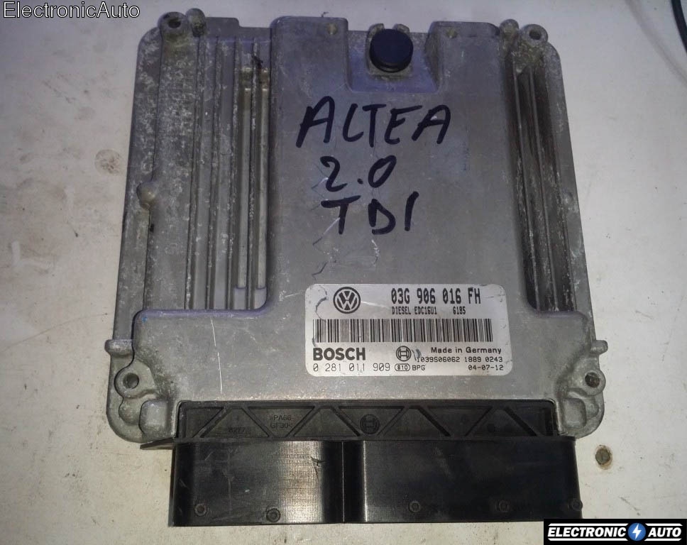 ECU Calculator motor Seat Altea 2.0TDI 0281011909