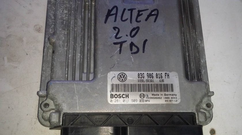 ECU Calculator motor Seat Altea 2.0TDI 0281011909