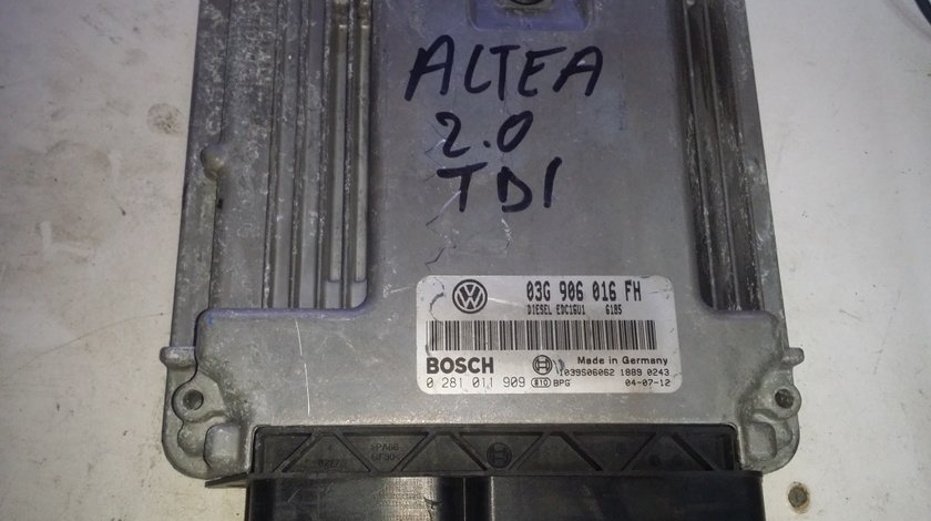 ECU Calculator motor Seat Altea 2.0TDI 03G906016FH 0281011909