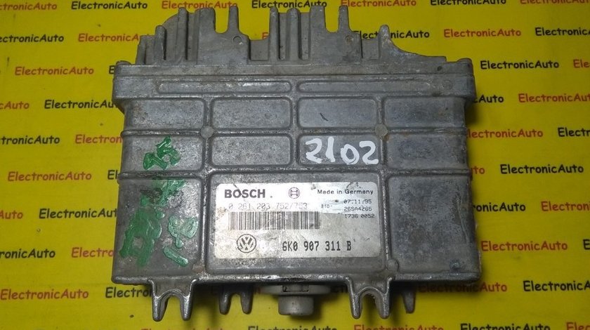 ECU Calculator motor Seat Cordoba 1.6 0261203752/753, 6K0907311B