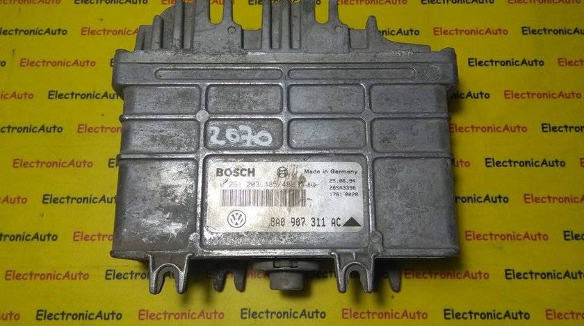 ECU Calculator motor Seat Cordoba 1.8 0261203485/486, 8A0907311AC