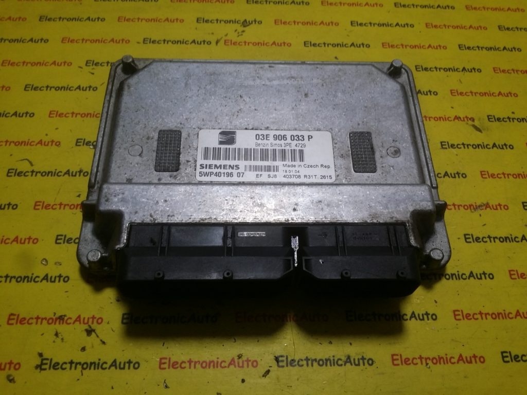 ECU Calculator motor Seat Ibiza, 03E906033P, 5WP4019607