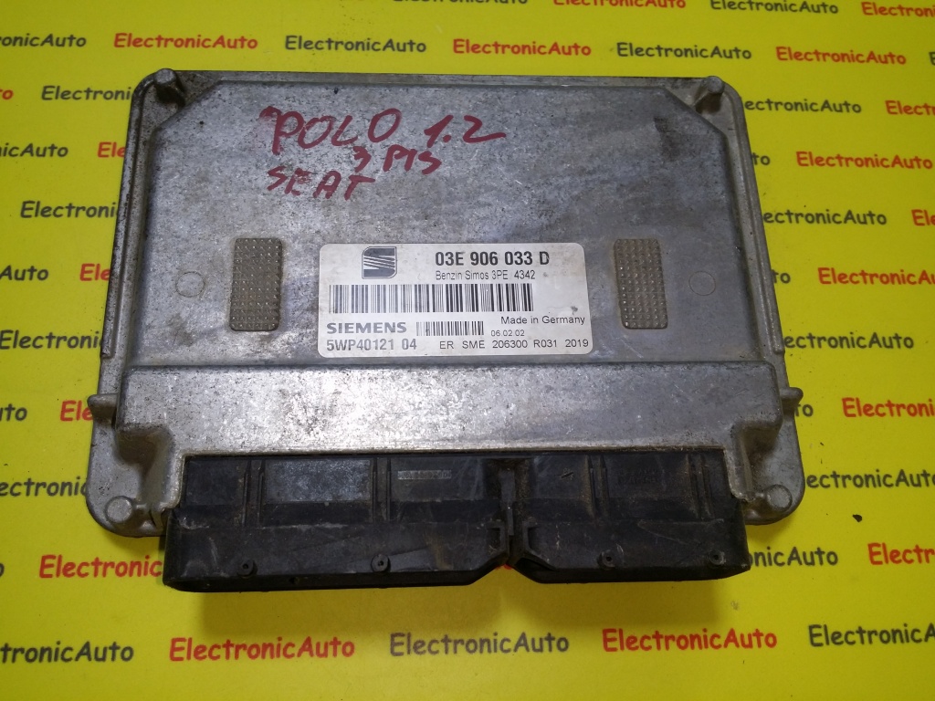 ECU Calculator motor Seat Ibiza 1.2 03E906033D
