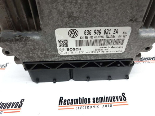 ECU Calculator motor SEAT LEON, 03G906021SA, 0281014256,
