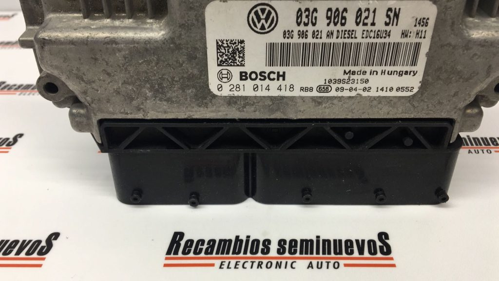 ECU Calculator motor SEAT LEON, 03G906021SN, 0281014418,