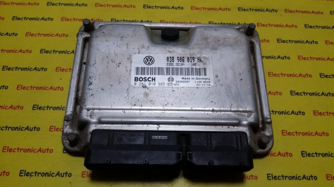 ECU Calculator motor Seat Leon 1.9 tdi 0281010985, 038906019HK