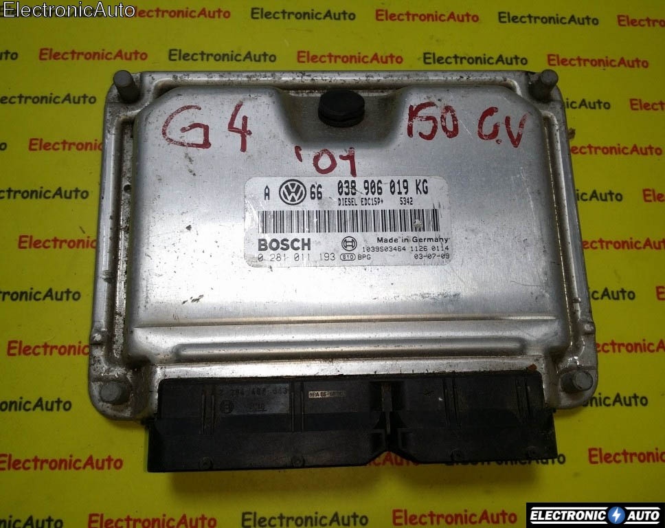 ECU Calculator motor Seat Leon 1.9 tdi 0281011193, 038906019KG,