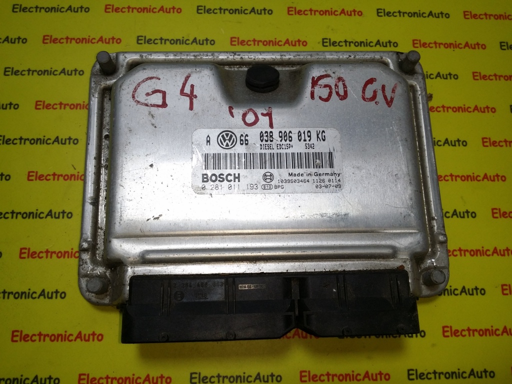 ECU Calculator motor Seat Leon 1.9 tdi 0281011193, 038906019KG,