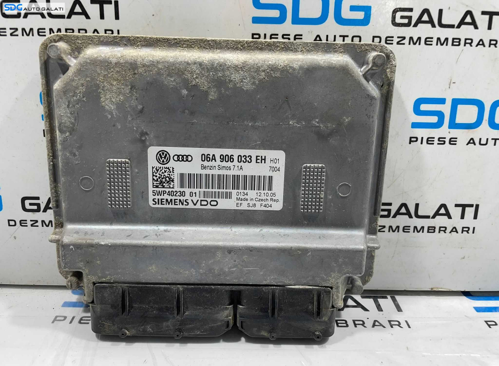 ECU Calculator Motor Siemens Audi A3 8P 1.6 FSI 2004 - 2013 Cod 06A906033EH 5WP40230 [L4675]