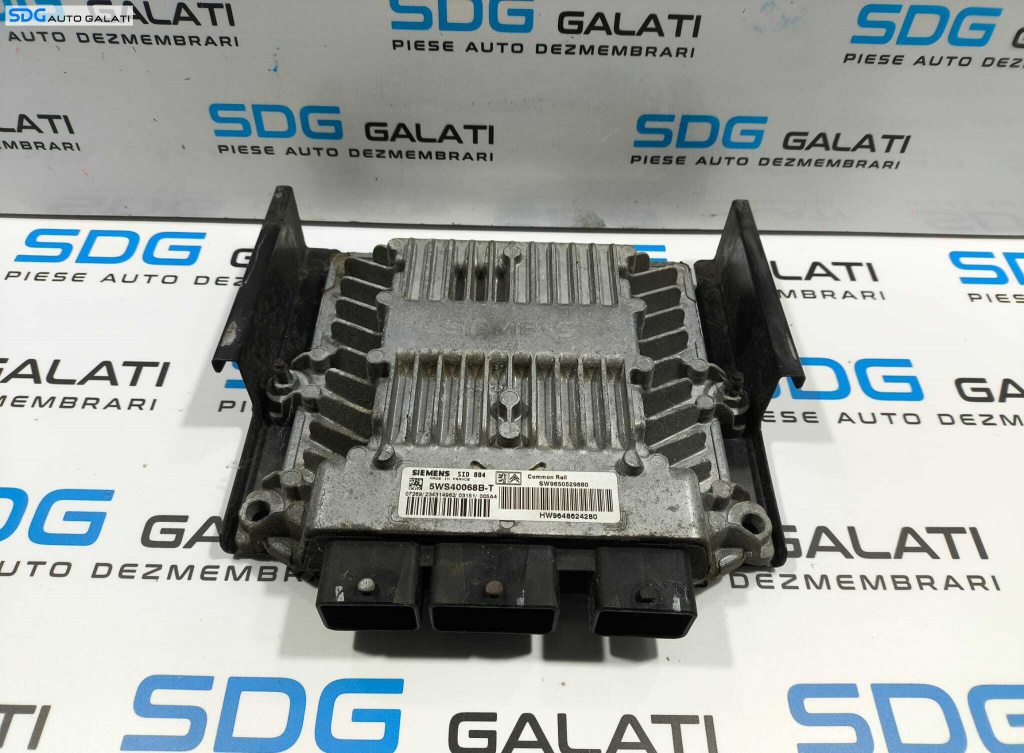 ECU Calculator Motor Siemens Citroen C3 1.4 HDI 2003 - 2009 Cod 9650529880 SW9650529880 9648624280 HW96424280 5WS40068B-T [L3679] [L3682]