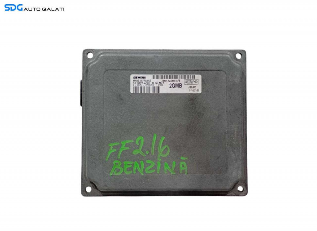 ECU Calculator Motor Siemens Ford C-Max 1.6 Benzina 2004 - 2010 Cod 7M51-12A650-AFB [LR0953]