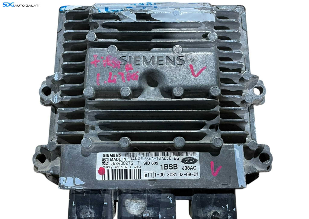 ECU Calculator Motor Siemens Ford Fusion 2002 - 2012 Cod 2S6A-12A650-BG 5WS400275G-T [LR0024] [LR0025]