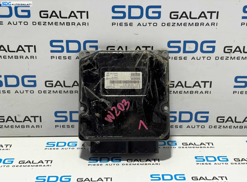 ECU Calculator Motor Siemens Mercedes Clasa C Class W203 1.8 Benzina Kompressor 2001 - 2007 Cod A2711539079 [L2736] [L2737]