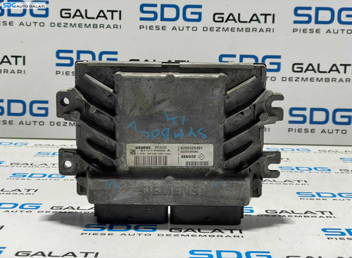 ECU Calculator Motor Siemens Renault Clio 2 1.4 Benzina 1998 - 2012 Cod 8200326391 8200326380 S11014...